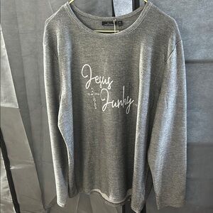 Gray Jesus Junky Sweatshirt